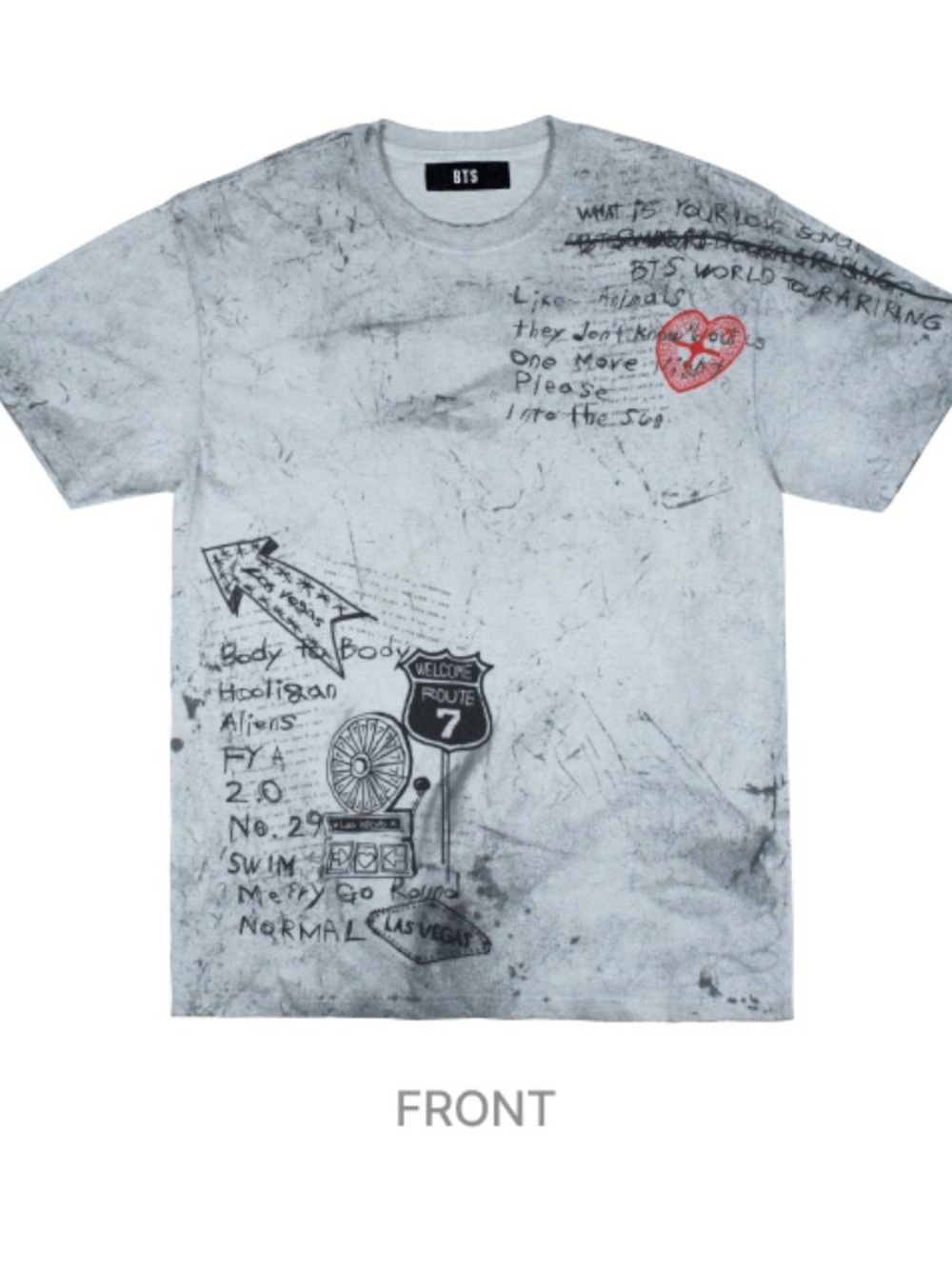 BTS WORLD TOUR ‘ARIRANG’ Official Las Vegas T-Shirt — Size M